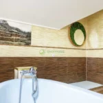 Okrúhle machové zrkadlo s guľatým machom