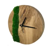 Masívne Dubové hodiny s machom