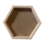 Drevený rám na machový obraz - Hexagón (Dub)