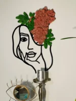 Obraz tvar ženy s machom – Snívajúca