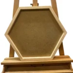 Drevený rám na machový obraz - Hexagón