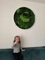 Obraz z pravého machu: Kruhový s machom a papradím