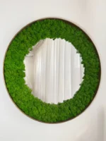 Okrúhle zrkadlo s mach Severský Lišajník – Nature Edition
