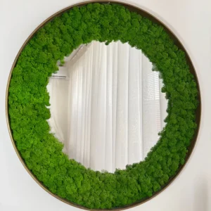 Okrúhle zrkadlo s mach Severský Lišajník – Nature Edition