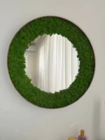 Okrúhle zrkadlo s mach Severský Lišajník – Nature Edition