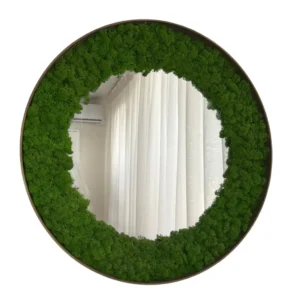 Okrúhle zrkadlo s mach Severský Lišajník – Nature Edition
