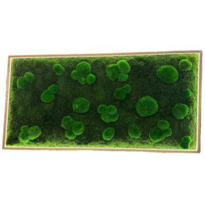 LED mechový obraz – mix kulového a plochého mechu